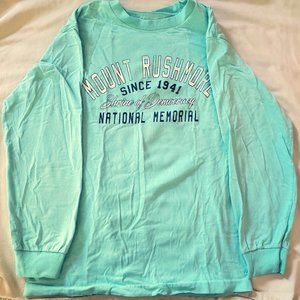 Mount Rushmore long-sleeve tee